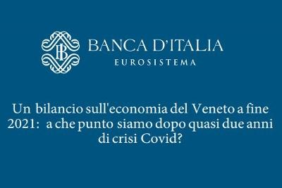 Webinar Banca d'Italia economia Veneto
