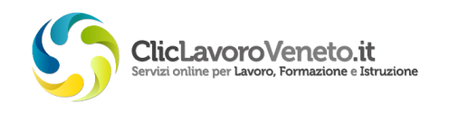 Accedi a cliclavoroveneto.it