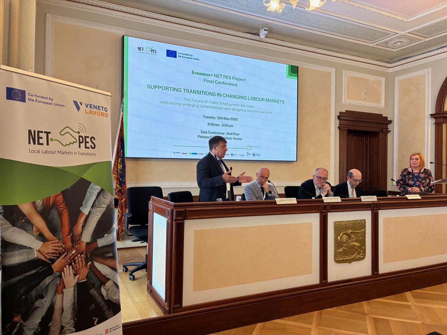 Evento Net Pes relatori e platea