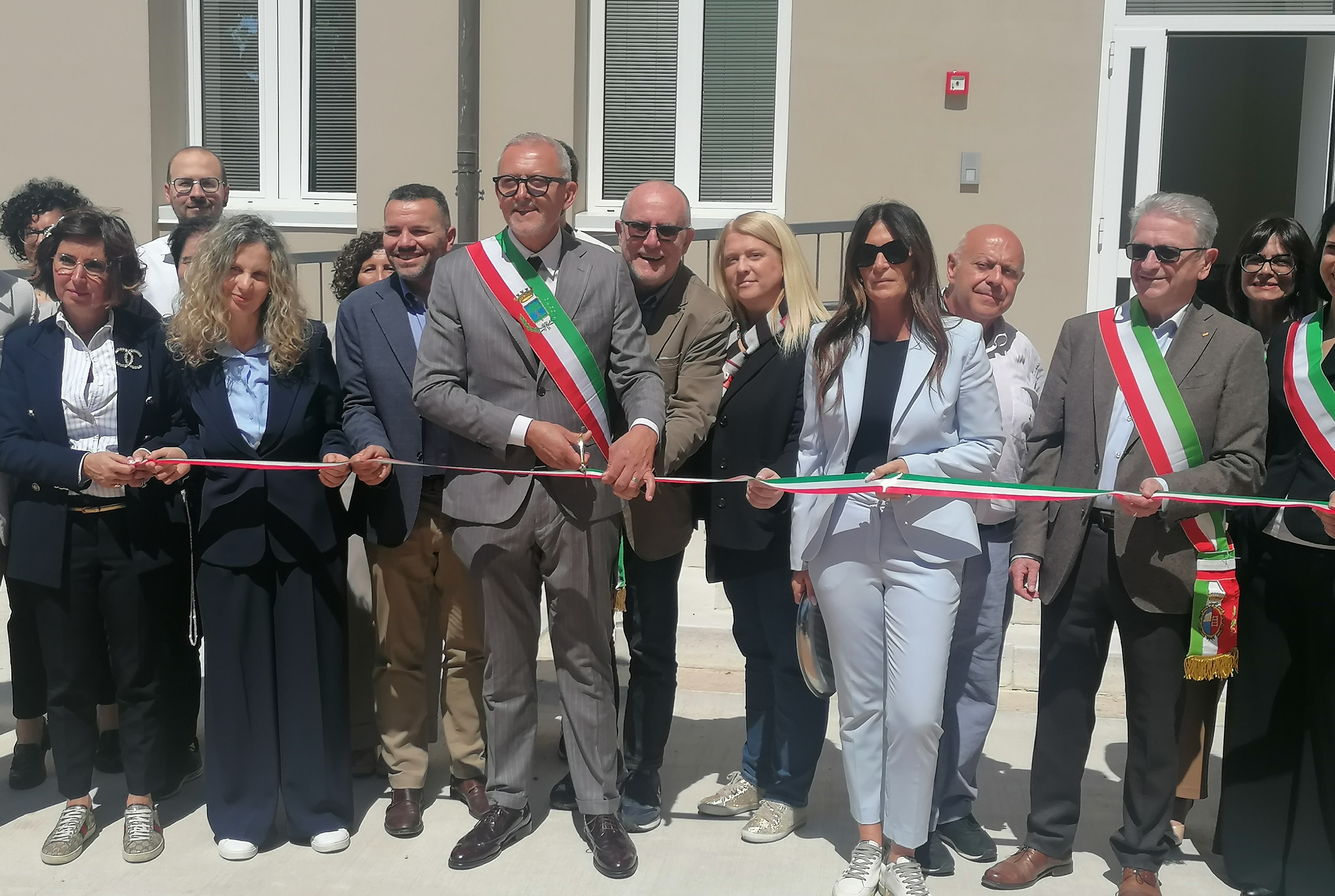 Inaugurazione CPI Bovolone - taglio del nastro