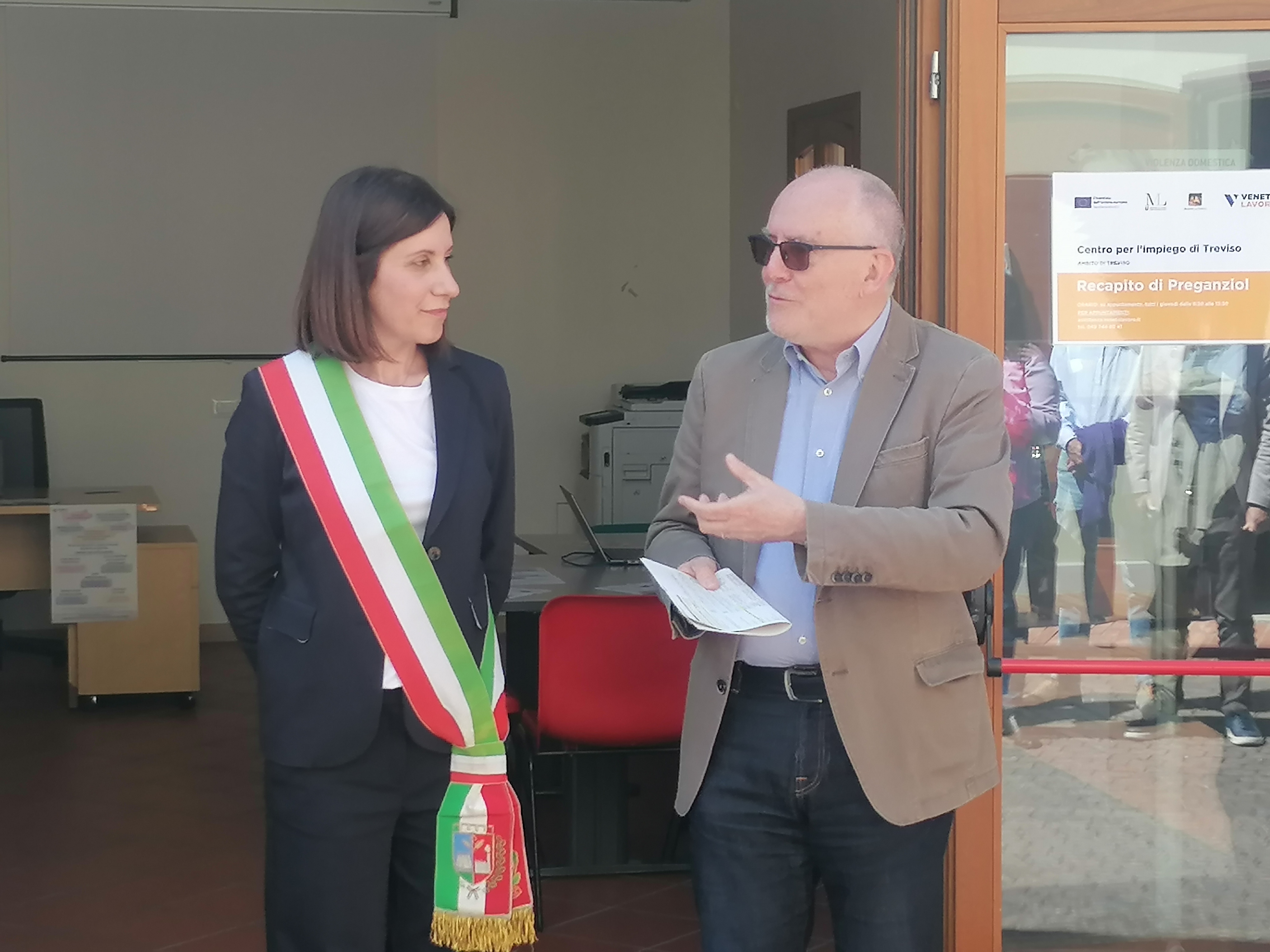 Inaugurazione recapito Centro per l'impiego Preganziol Barone e Stocco